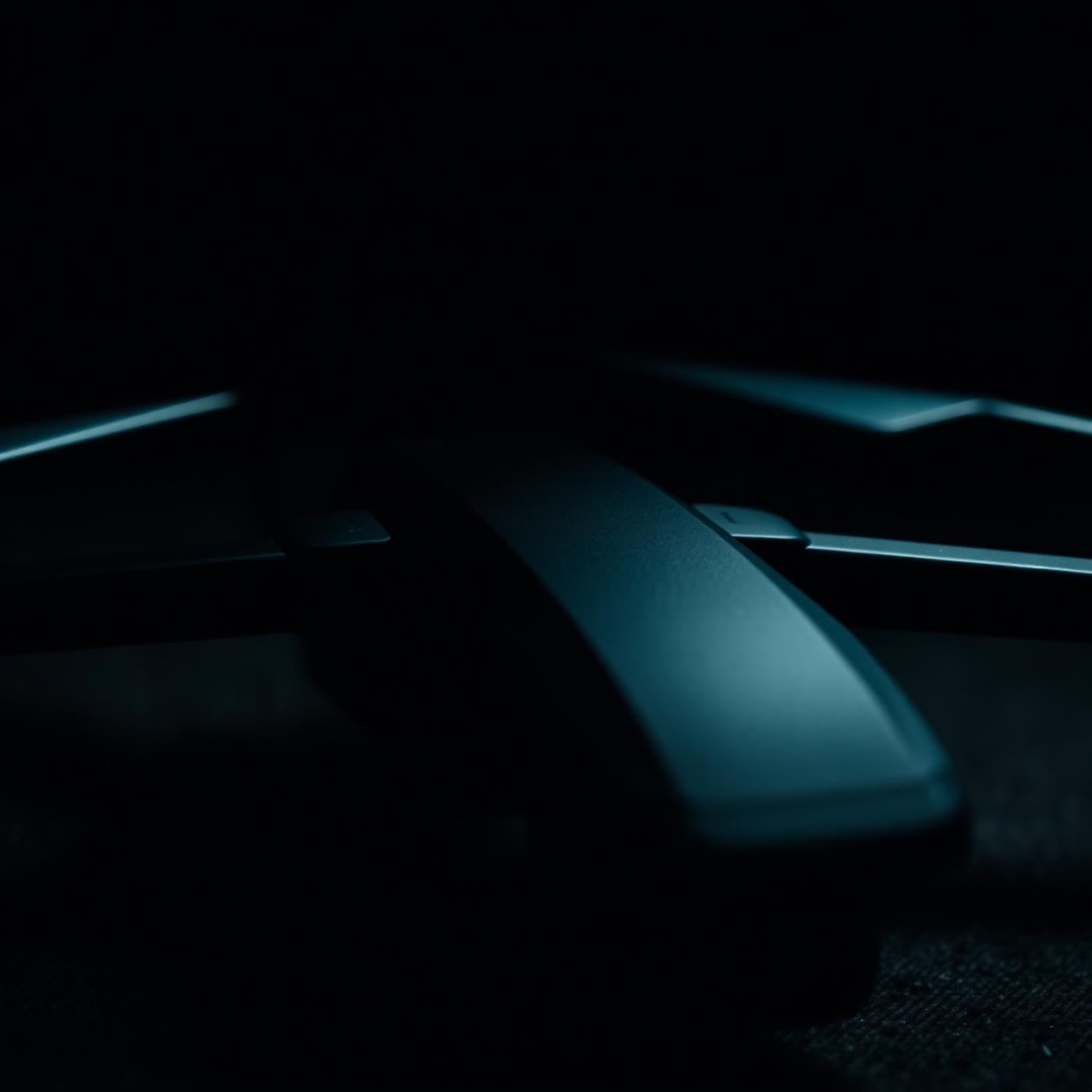 Detail of a professional cinema drone